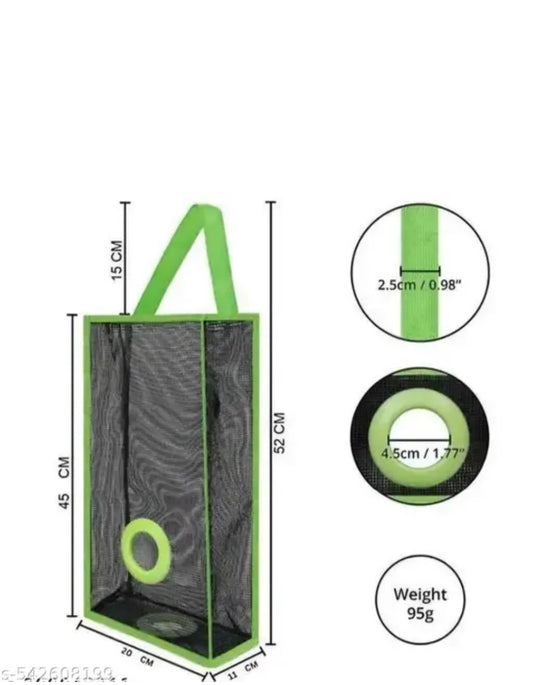 Polythenee holder mesh bag for multipurpose use